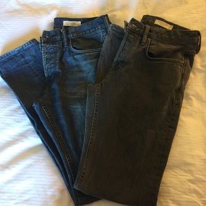 Two pairs of All Saints jeans (REED & PISTOL)